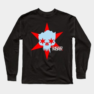Chicago Proper Star Skull Long Sleeve T-Shirt